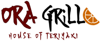new ora grill house of teriyaki logo with transparent background